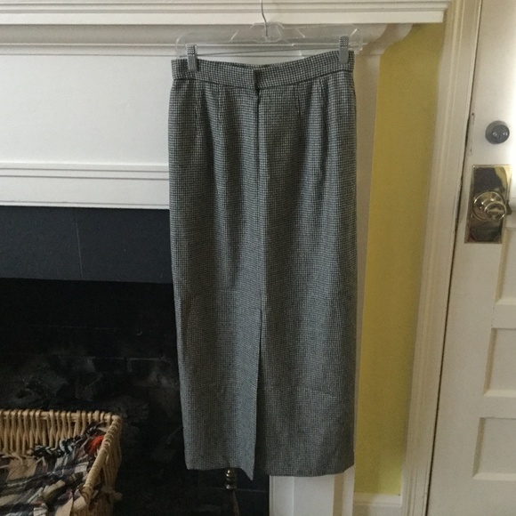 Vintage Barry Bricken Sport Houndstooth Wool Skirt Suit - Size 8, 10 - Picture 3 of 8